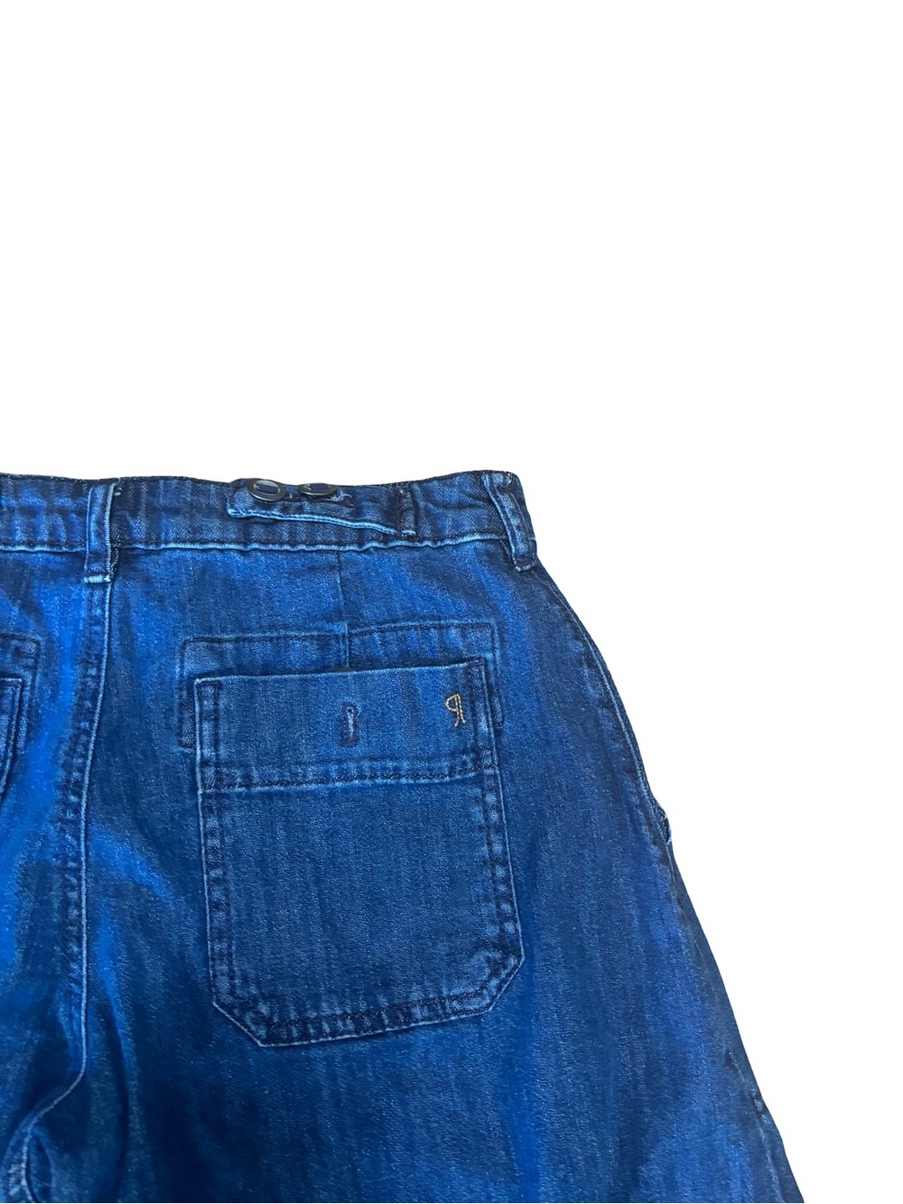Pilcro High-Rise Wide-Leg Jeans Size 26 Blue Lightweight Denim Palazzo Pants - Picture 8 of 8